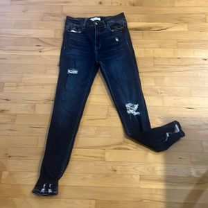 Flying Monkey distressed skinny jeans